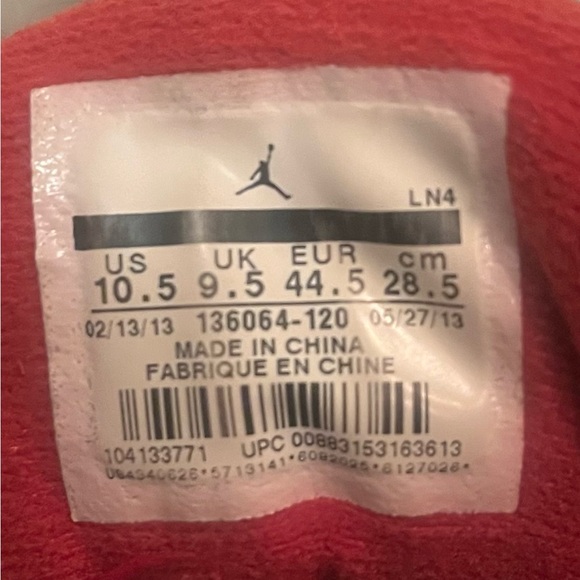 White and Red Sneakers with Logo main image 4